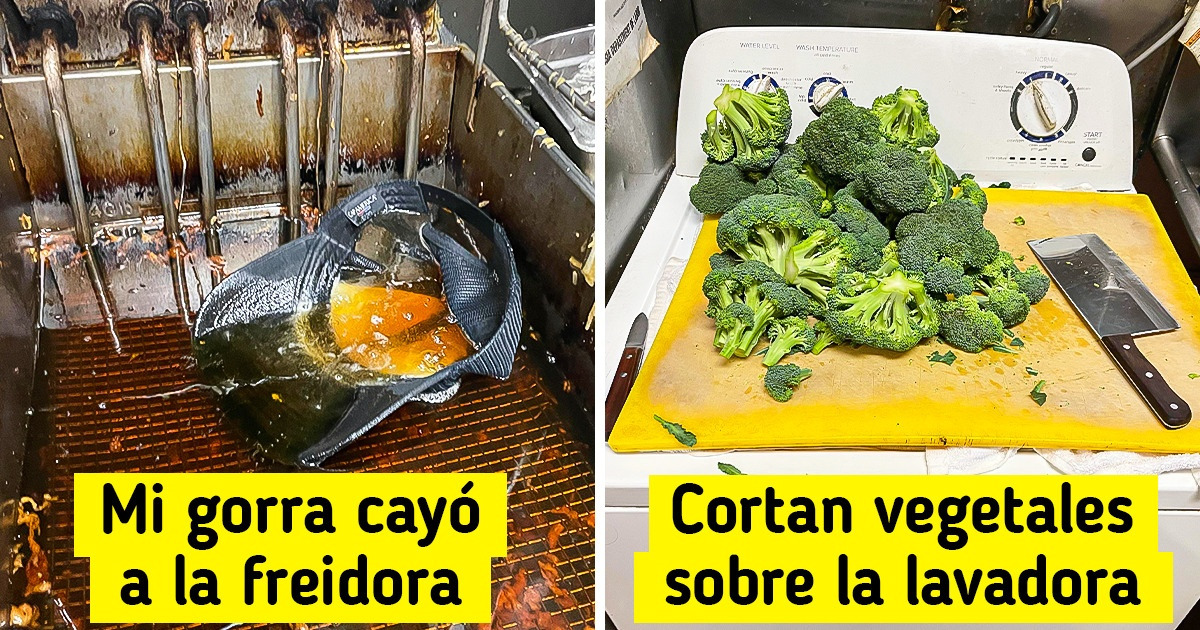 19 Pruebas de que entrar a la cocina de un restaurante es como visitar un mundo alternativo llamado “caos”