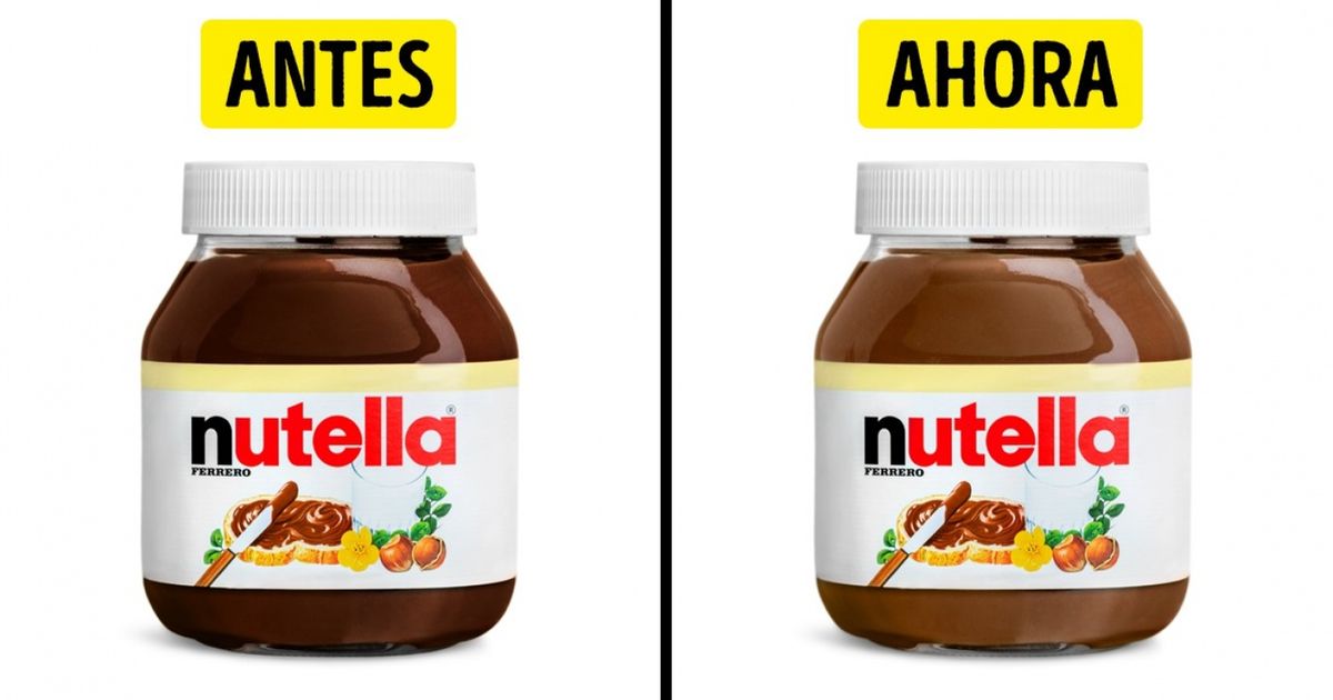 6 Productos conocidos que han cambiado delante de nosotros. Y no nos dimos cuenta
