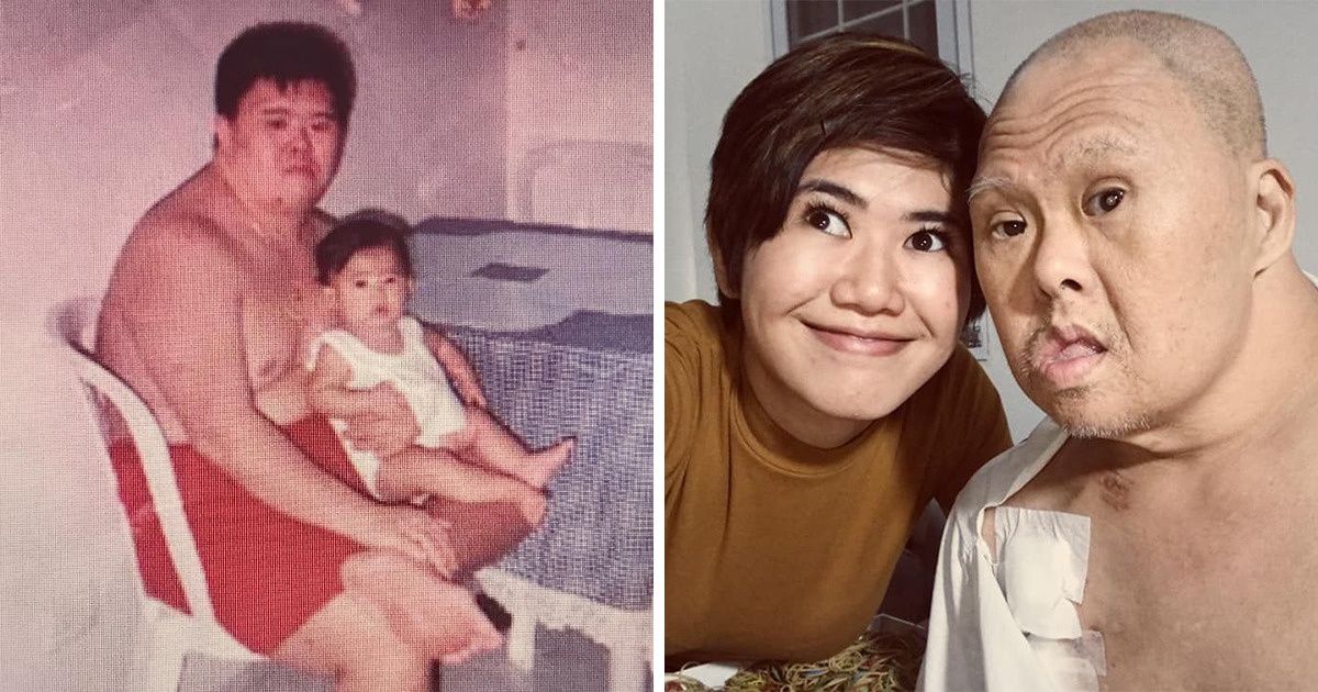 Una chica le desea feliz cumpleaños a su padre con síndrome de Down y hace que todos admiren a ese fuerte hombre
