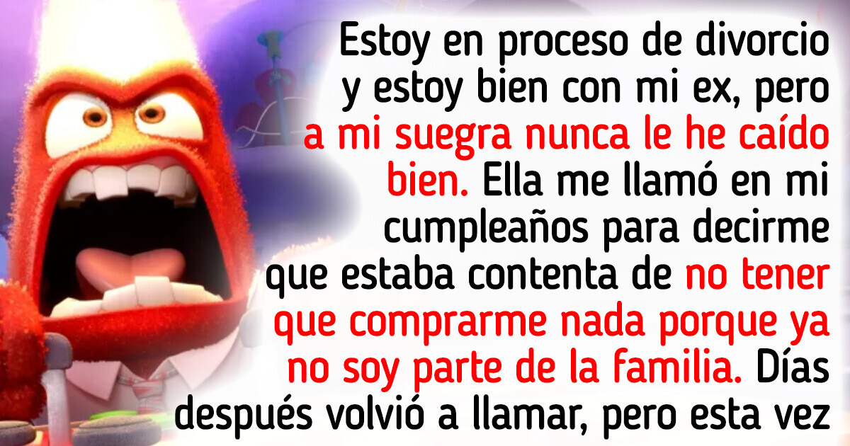 Por fin me pude vengar de todos los desplantes y groserías que me hizo mi suegra