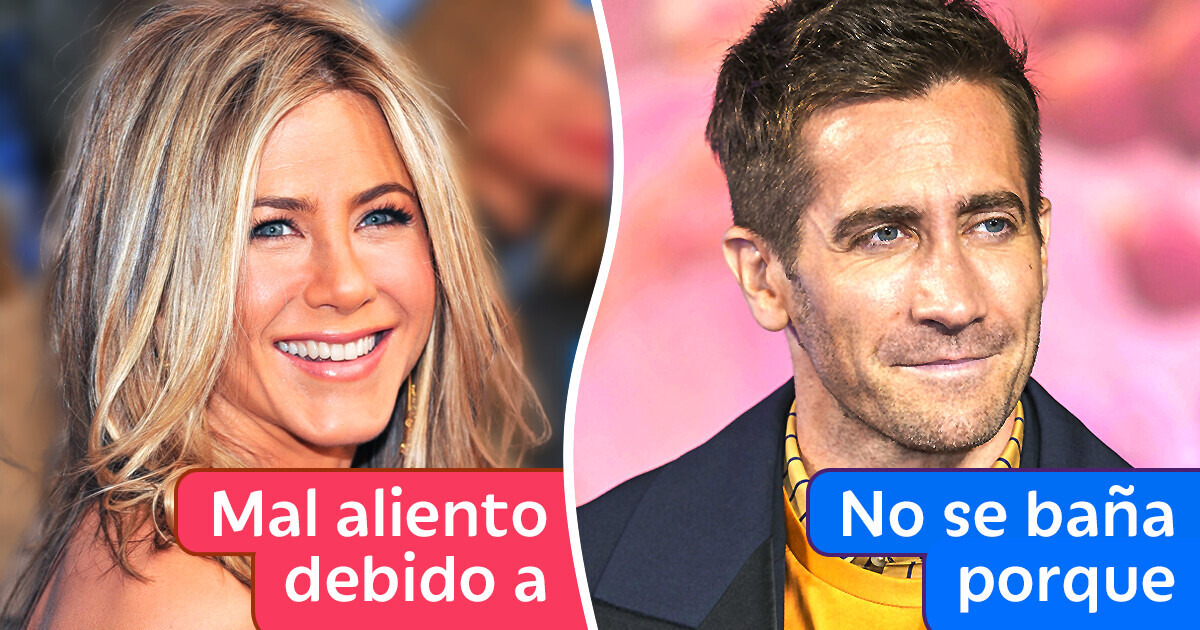 11 Famosos con hábitos de higiene que parecen sacados del siglo pasado