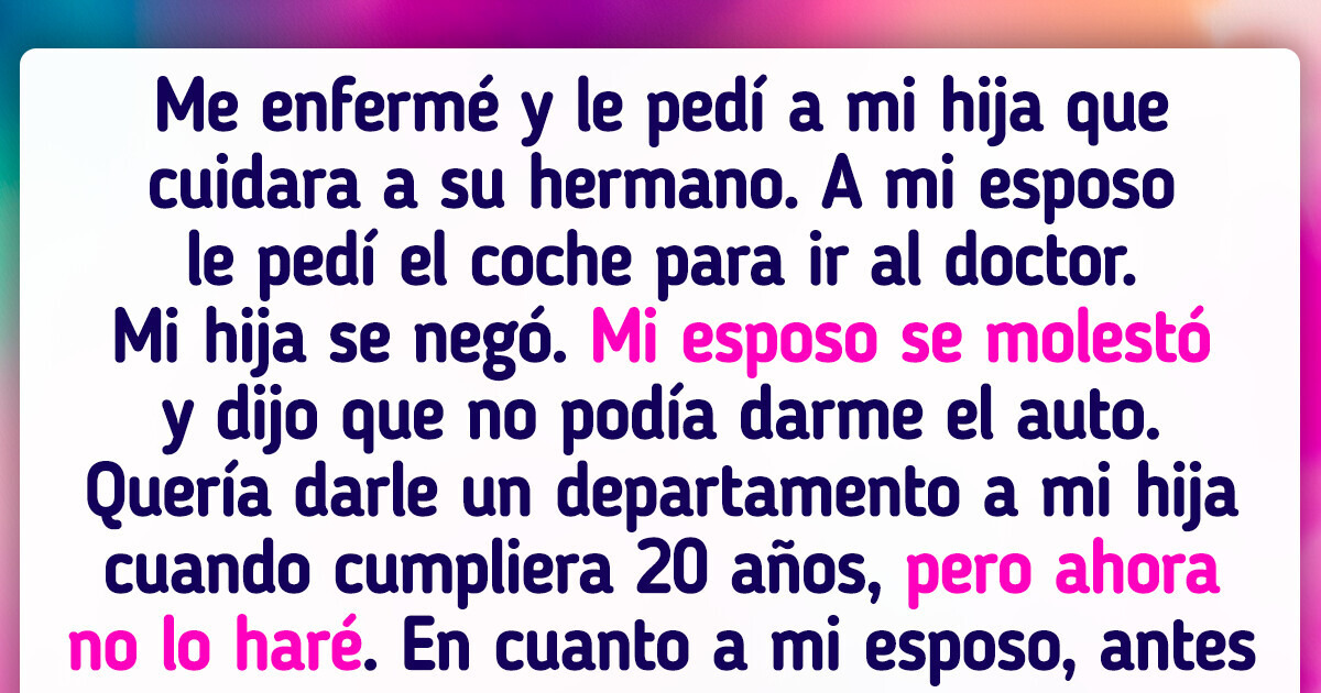 Mujer desafía la apatía de su marido e hija y les da una gran lección Mujer desafía la apatía de su marido e hija y les da una gran lección