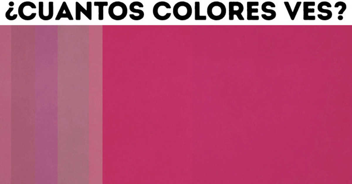 Descubre si puedes ver más colores que los demás Descubre si puedes ver más colores que los demás