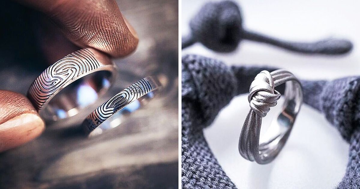 Unos chicos de Rusia mostraron que para los anillos de boda no debe haber ninguna regla Unos chicos de Rusia mostraron que para los anillos de boda no debe haber ninguna regla