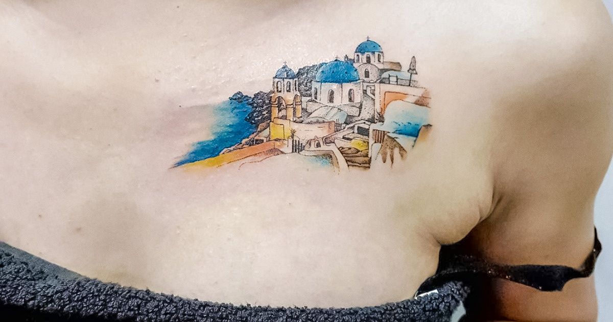 28 Tatuajes arquitectónicos que pueden inspirarte a hacerte uno similar