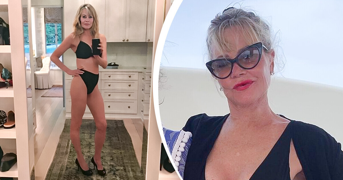 Melanie Griffith, con más de 60 años, las fotos de su cuerpo causan sensación