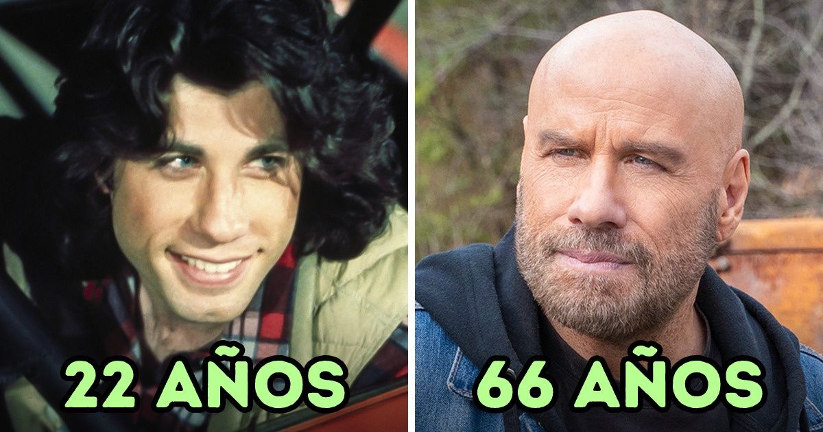 Comparamos cuánto han cambiado físicamente 15 famosos de jóvenes y de adultos