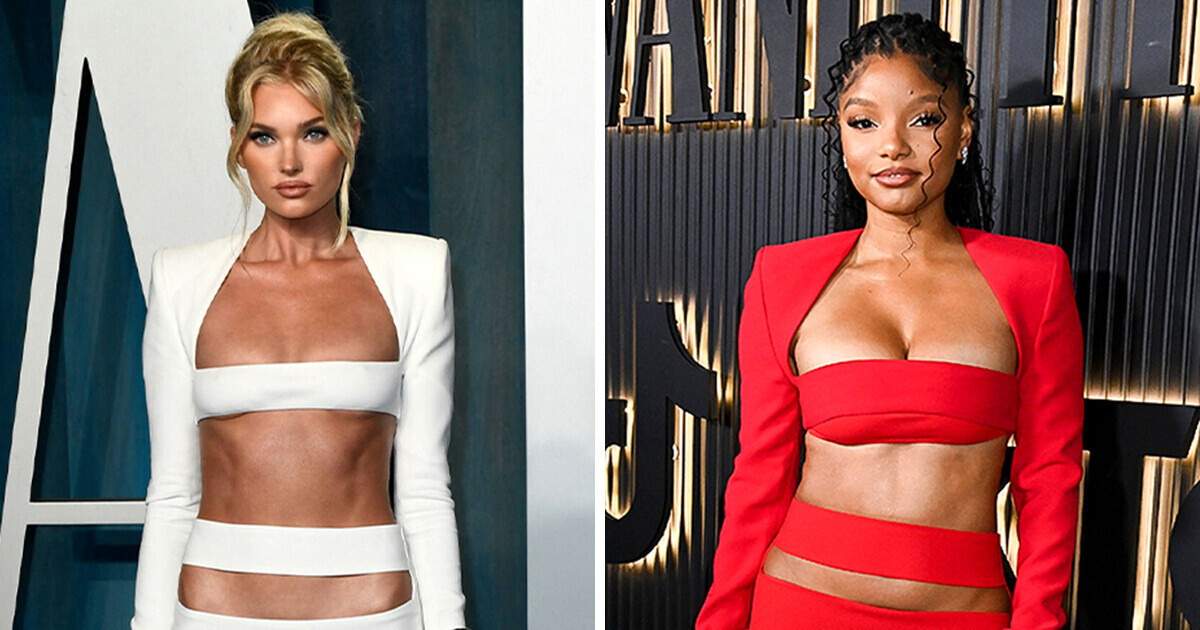 16 Pares de famosas con diferentes figuras que lucieron los mismos atuendos y no podemos decidir quién se ve mejor