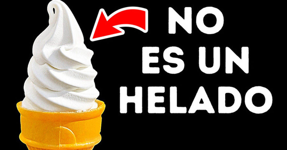 No es un helado y otros datos inusuales sobre la comida