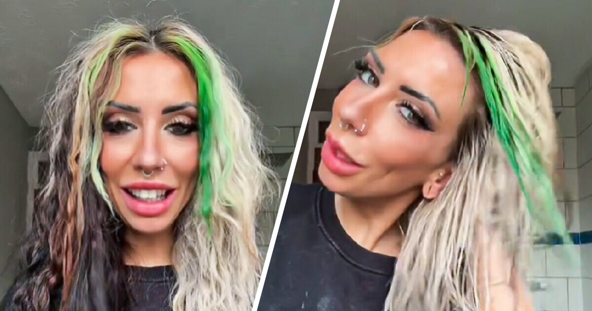 Mujer asegura que tiene entrenado su cabello para lavarlo 10 veces al año, y los motivos son increíbles