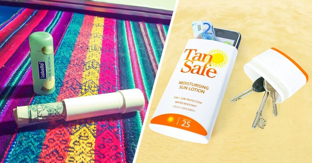 15 Ideas inusuales para esconder tu dinero