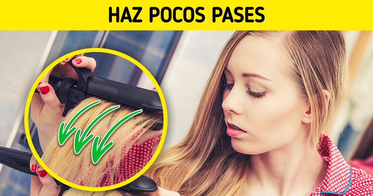 10 errores que cometemos con la plancha de pelo