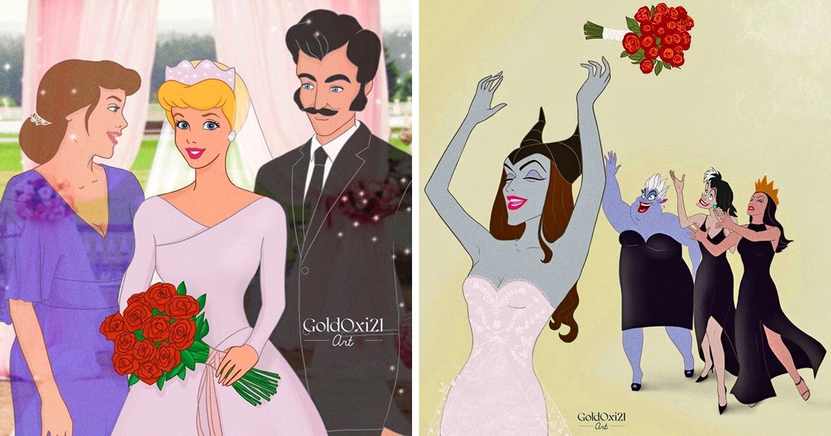 Artista imagina cómo lucirían las princesas y villanas de Disney el día de su boda (porque ellas también son románticas) Artista imagina cómo lucirían las princesas y villanas de Disney el día de su boda (porque ellas también son románticas)