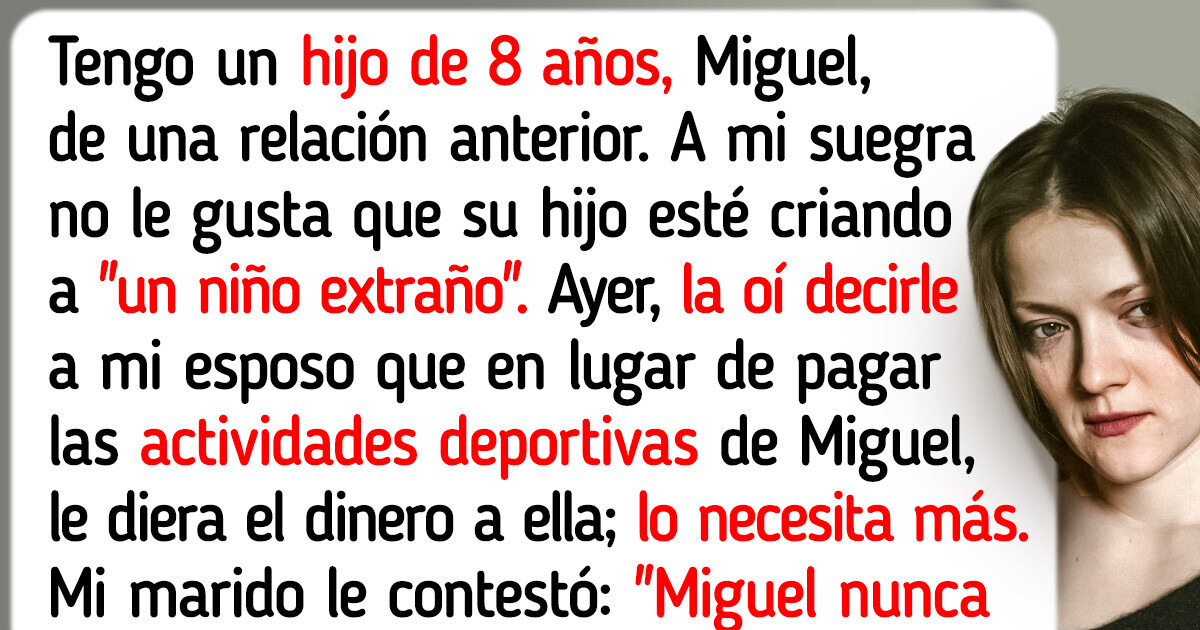 Escuché una conversación atroz entre mi esposo y su madre