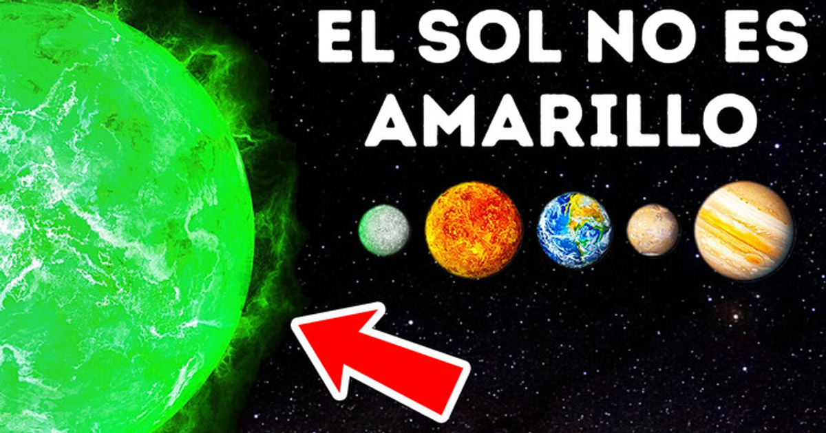 El Sol en realidad es del color de un arcoíris, mira por qué