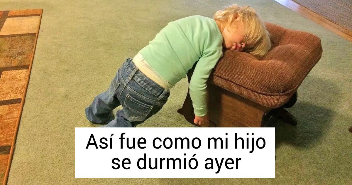 18 Fotos de niños que pueden quedarse dormidos en cualquier lugar y sin una almohada 18 Fotos de niños que pueden quedarse dormidos en cualquier lugar y sin una almohada