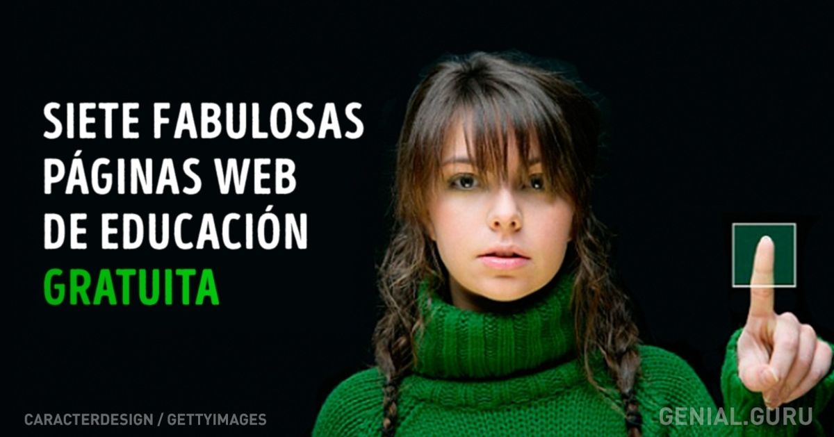 7 Páginas web de educación gratuita
