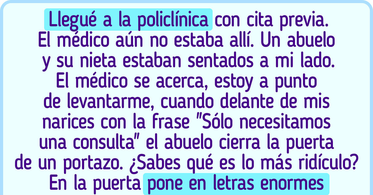 16 Encuentros en lugares públicos tras los cuales es necesario tomar té de manzanilla