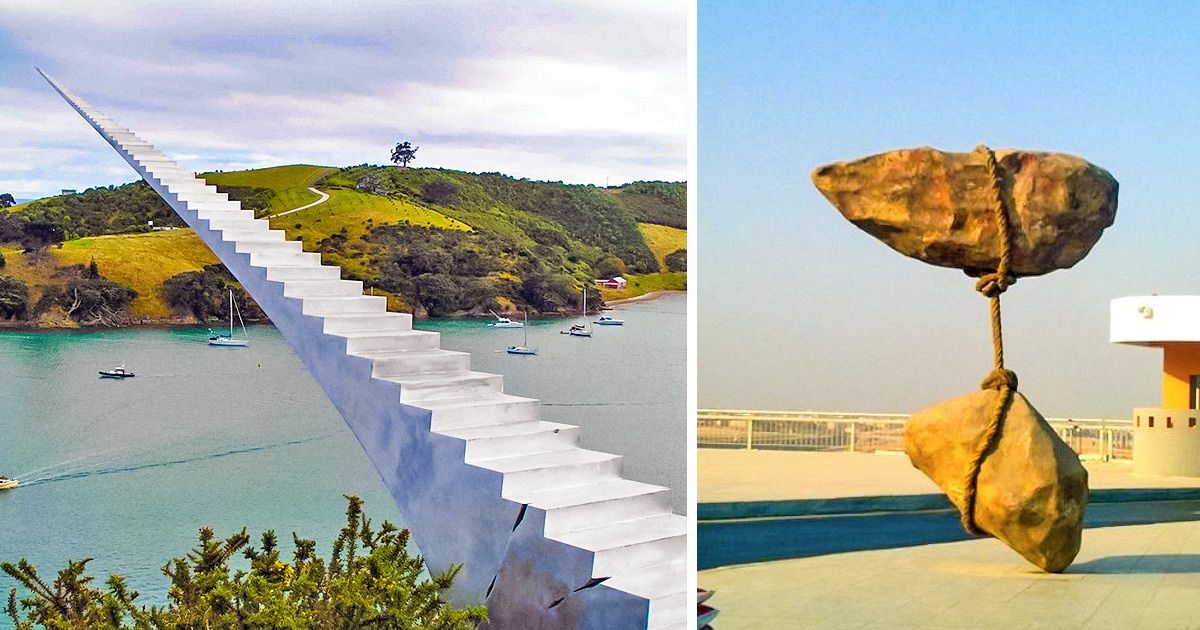 20+ Increíbles esculturas que desafían la ley de la gravedad