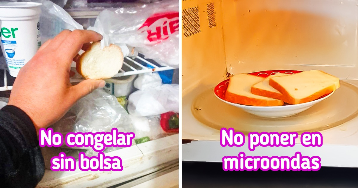 10 Equivocaciones comunes a la hora de preservar el pan en el hogar (y cómo evitarlas)