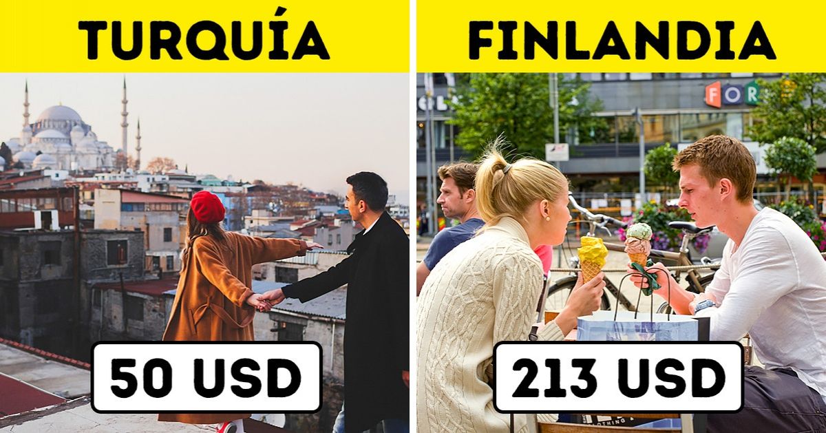 Cuánto costará una cita en 15 países diferentes
