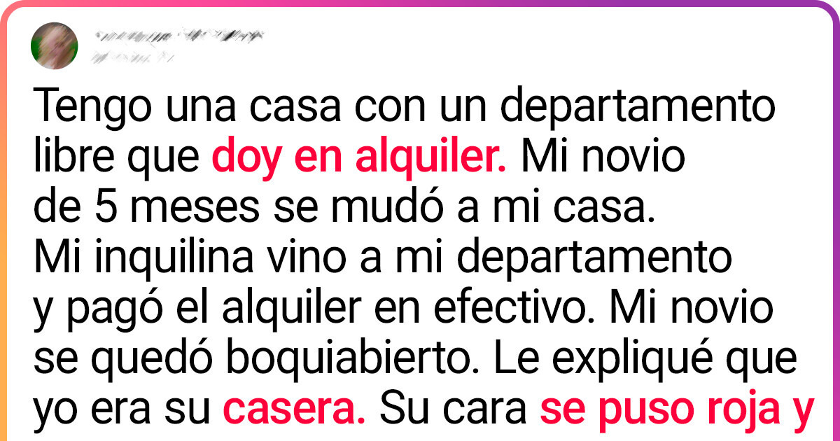 Mi novio perdió los nervios cuando se enteró de que soy casera del edificio en el que vivimos