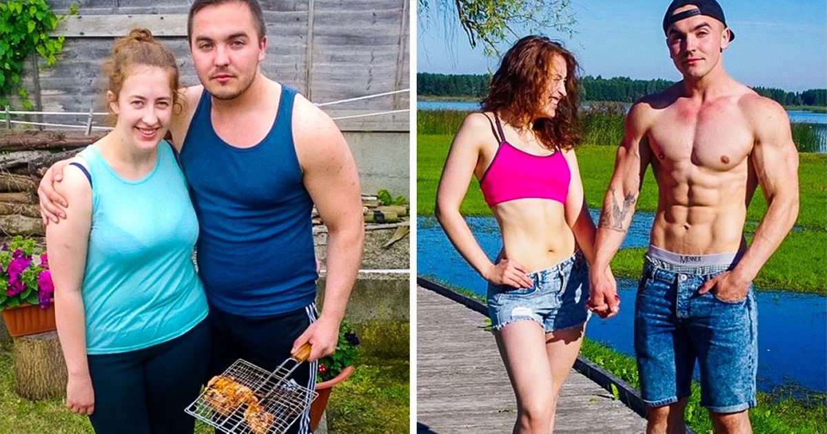 17 Fotos inspiradoras de parejas antes y después de grandes cambios en sus cuerpos 17 Fotos inspiradoras de parejas antes y después de grandes cambios en sus cuerpos