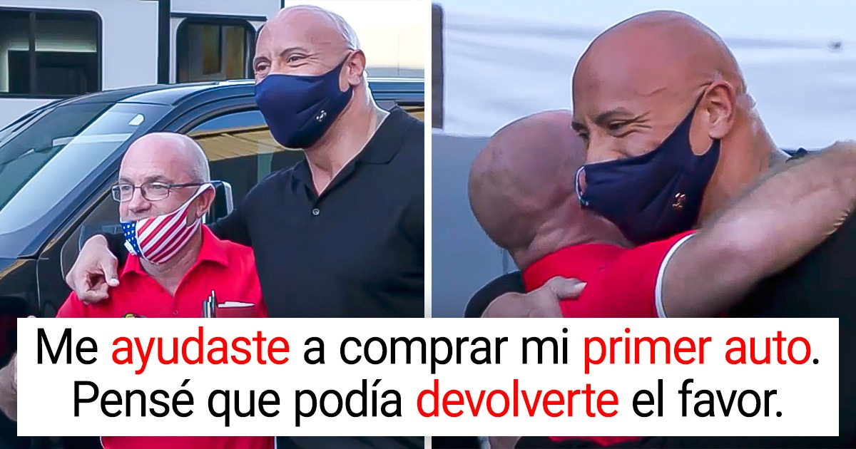 Dwayne Johnson le dio el regalo más dulce al hombre que lo ayudó cuando no tenía dónde vivir Dwayne Johnson le dio el regalo más dulce al hombre que lo ayudó cuando no tenía dónde vivir