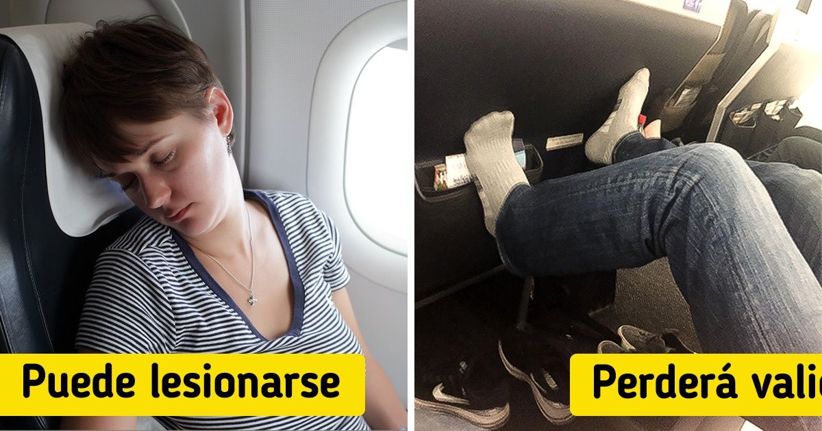9 Cosas que no se deben hacer en un avión al despegar y aterrizar 9 Cosas que no se deben hacer en un avión al despegar y aterrizar