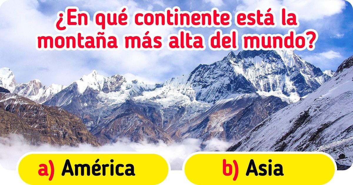 Test: 15 Preguntas que pondrán a prueba tus conocimientos sobre los continentes de nuestro planeta Test: 15 Preguntas que pondrán a prueba tus conocimientos sobre los continentes de nuestro planeta