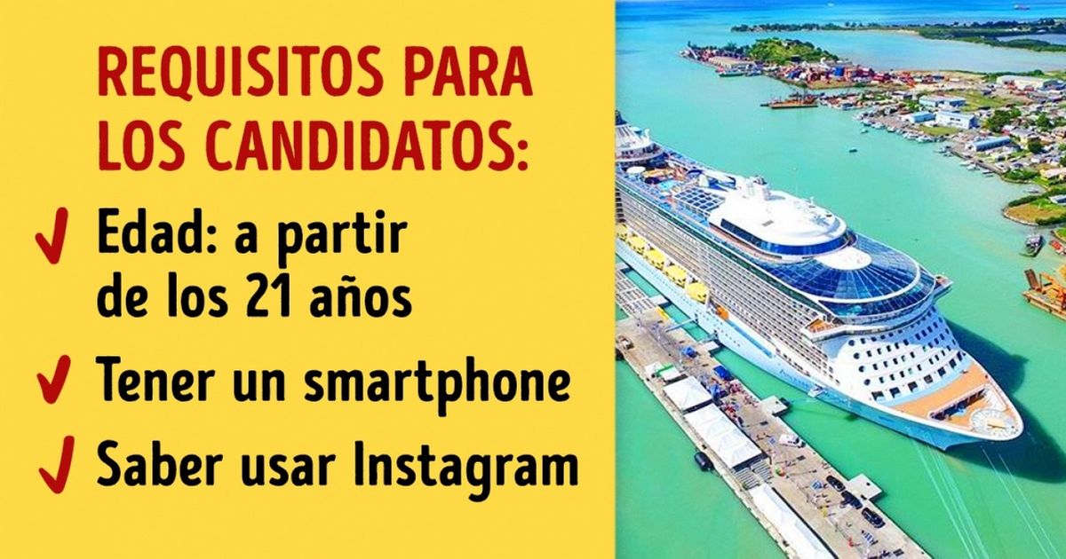 Esta empresa de cruceros paga mil libras esterlinas a la semana por fotos fabulosas de viajes