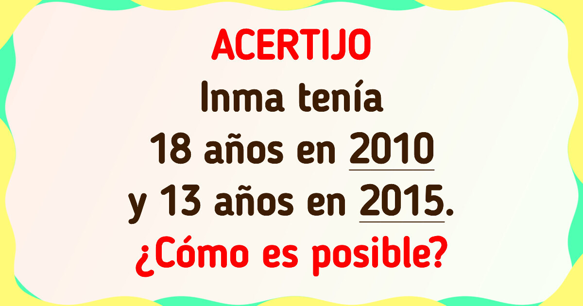 12 Acertijos que podrían poner tu mente completamente de cabeza 12 Acertijos que podrían poner tu mente completamente de cabeza