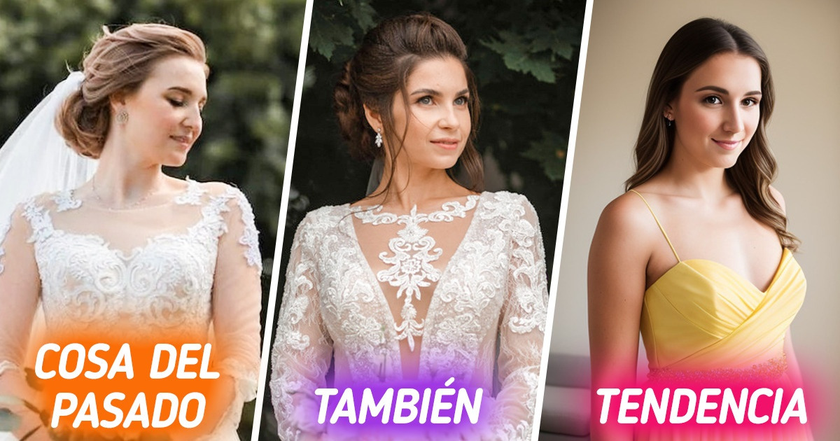 9 Preciosos vestidos de novia que, sin embargo, ya quedaron obsoletos
