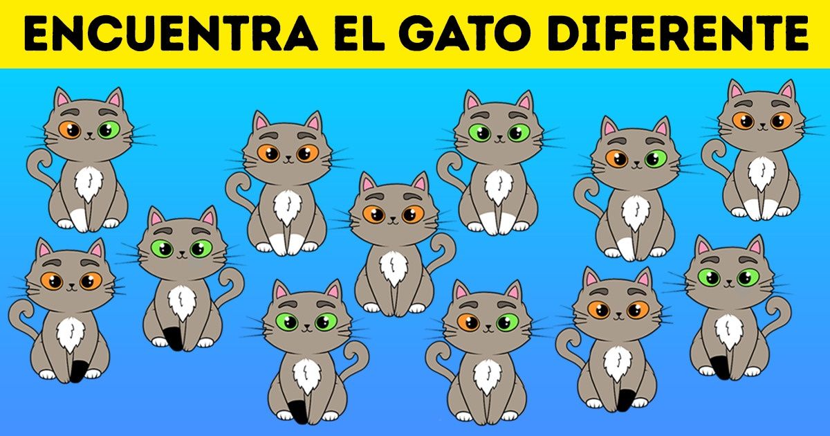 Reto: Descubre la imagen diferente en menos de dos minutos