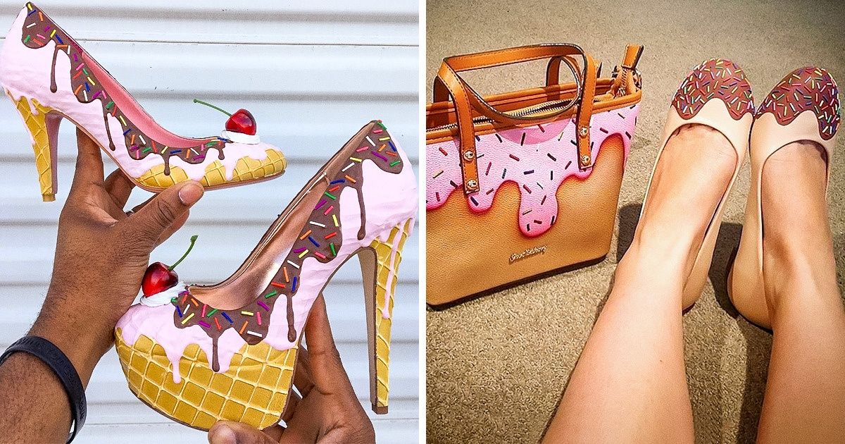 Un diseñador de Florida hace zapatos que parecen postres; entre ellos hay un par de 15 millones USD
