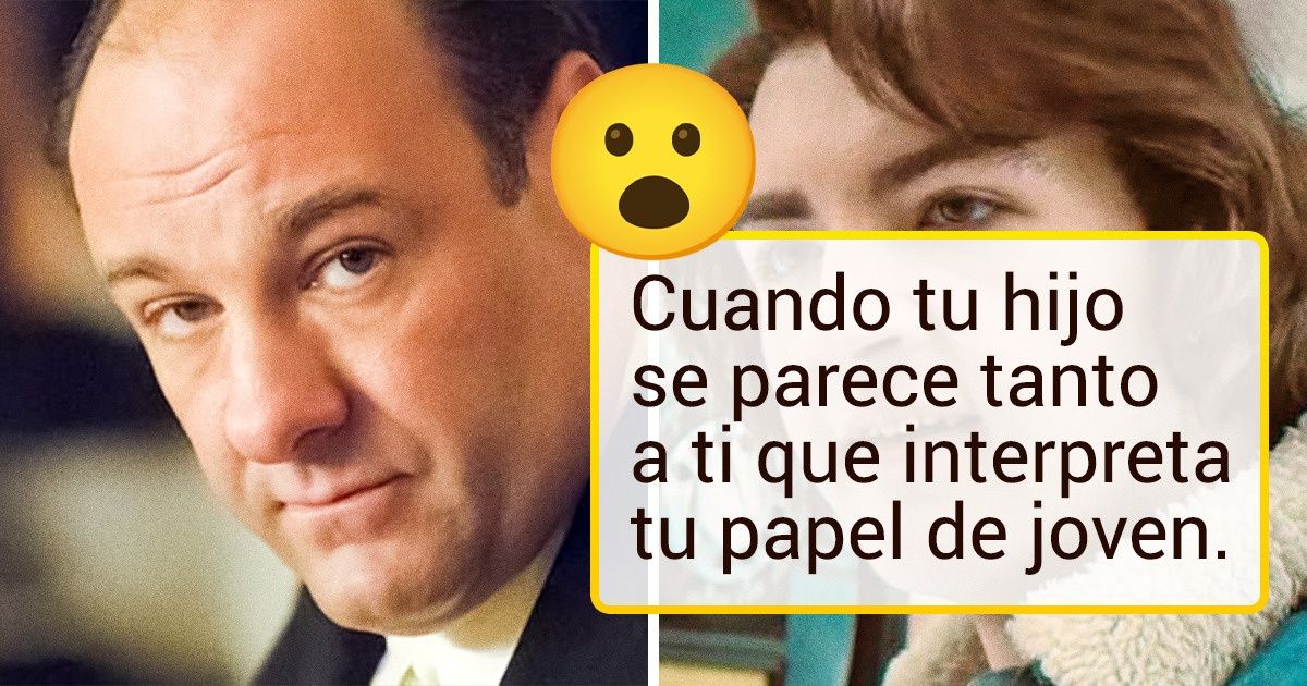 17 Hijos de actores que interpretaron la versión joven de un personaje de sus papás 17 Hijos de actores que interpretaron la versión joven de un personaje de sus papás