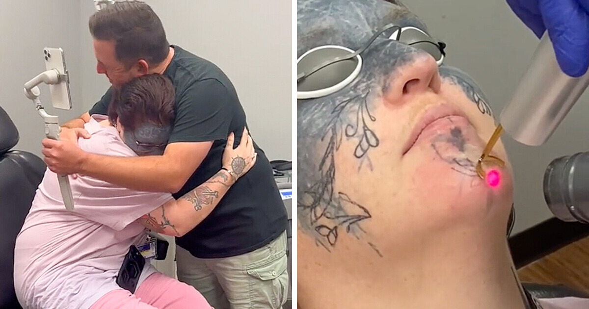 Mi ex me tatuó palabras hirientes en el rostro, así que las cubrí con más tinta hasta que un extraño me ofreció su ayuda Mi ex me tatuó palabras hirientes en el rostro, así que las cubrí con más tinta hasta que un extraño me ofreció su ayuda