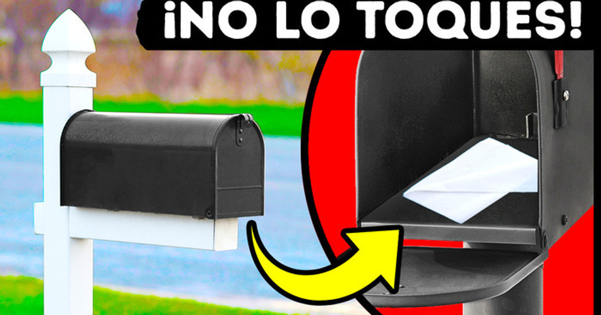 Si encuentras esto en tu buzón, no lo toques