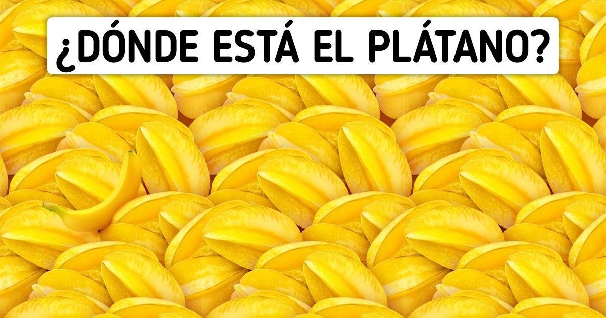 Test: En 5 segundos, encuentra las frutas perdidas en las imágenes