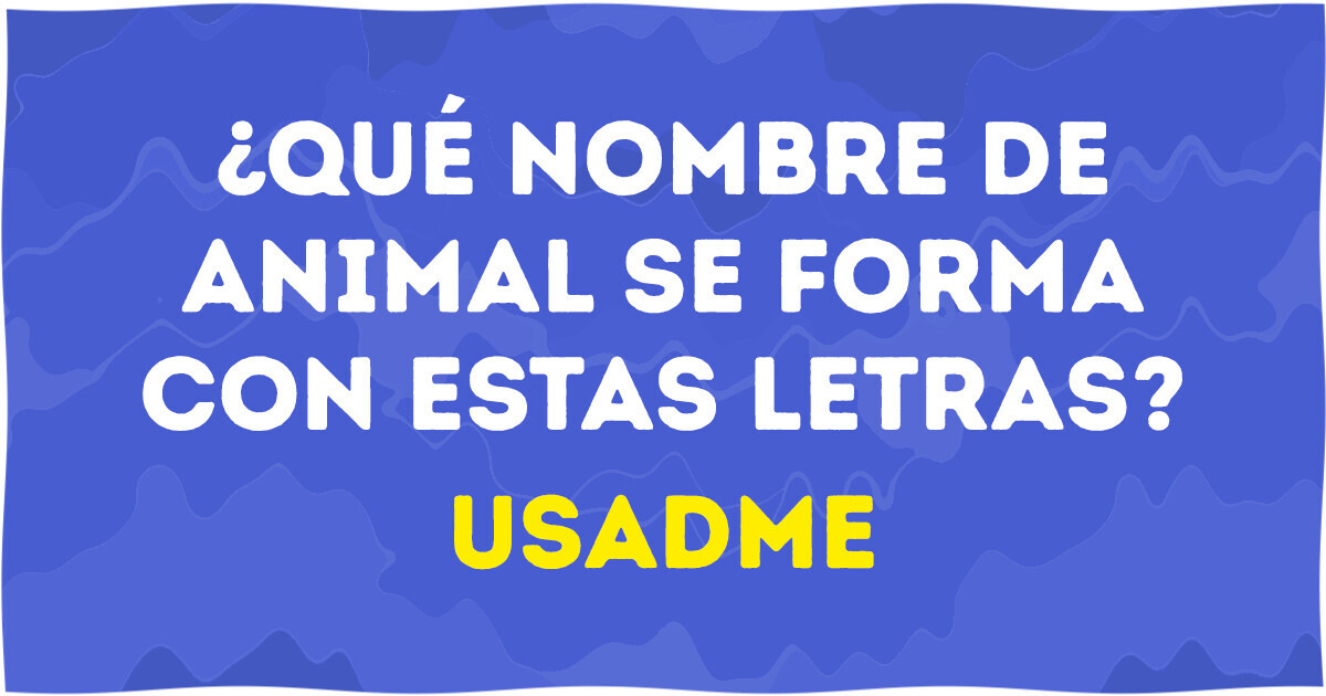 Test: Ponte a prueba y encuentra los animales escondidos en 20 palabras