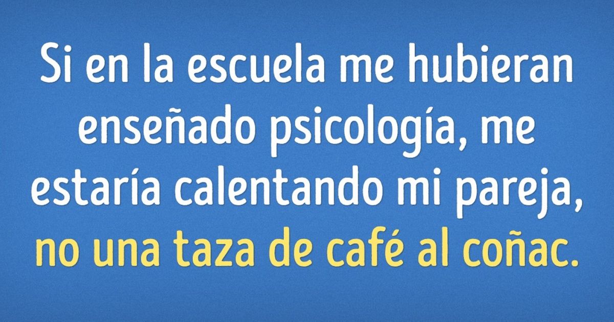 14 Cosas que no nos enseñan en la escuela. Y deberían hacerlo