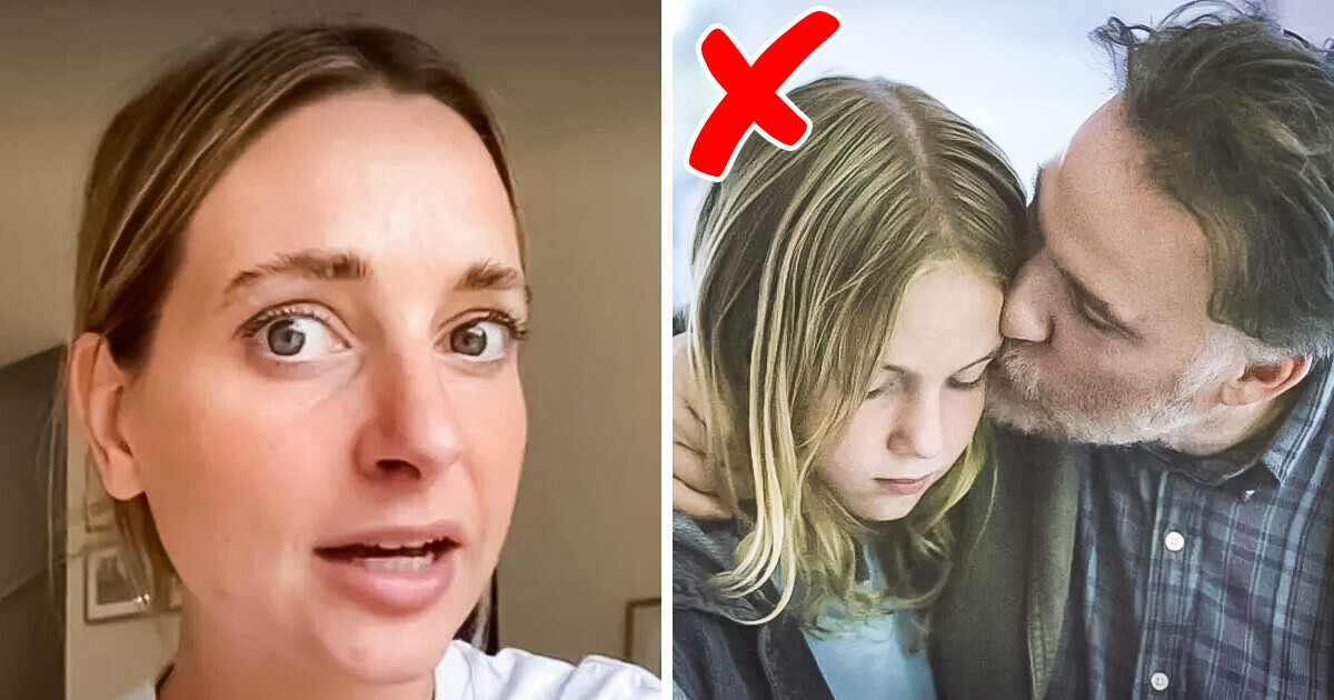 Mujer explica por qué su hija no está obligada a saludar con besos a sus familiares Mujer explica por qué su hija no está obligada a saludar con besos a sus familiares