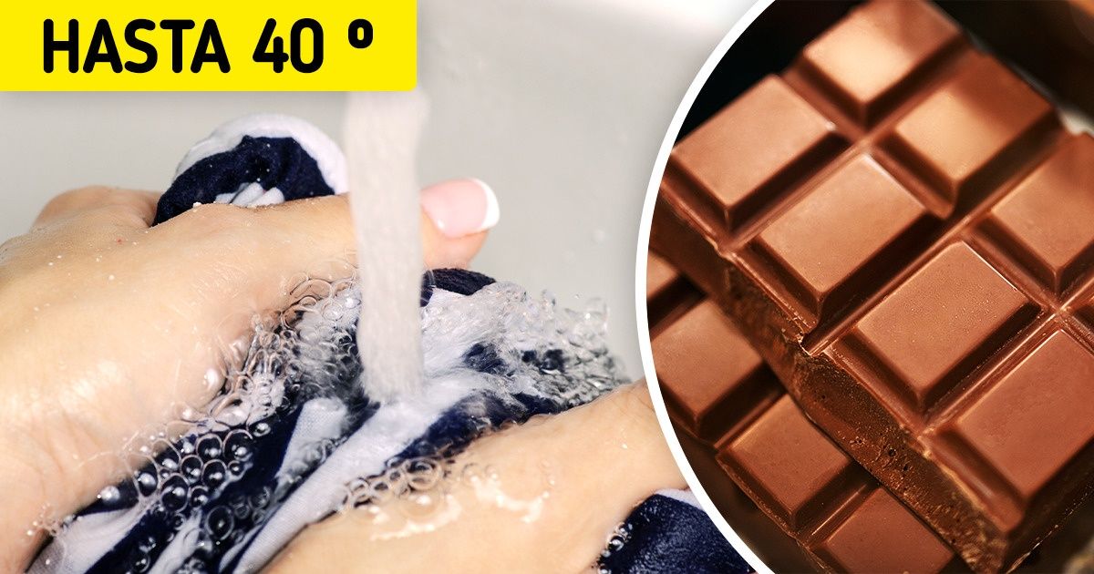 Cómo deshacerte de las manchas más difíciles según el estado y temperatura del agua Cómo deshacerte de las manchas más difíciles según el estado y temperatura del agua