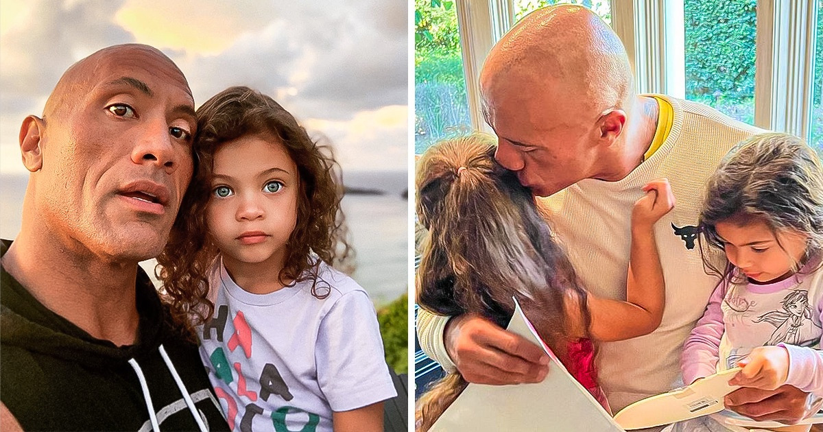Dwayne “La Roca” Johnson, un padre que iría al infinito y más allá por amor a sus hijas