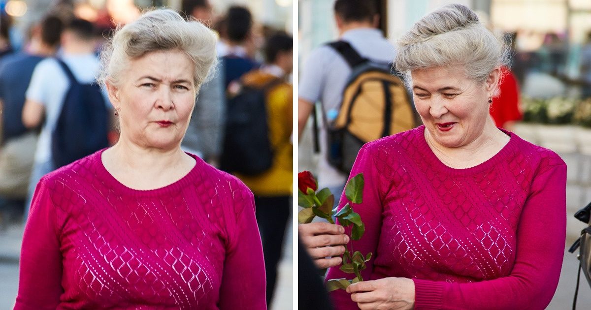 Llevamos a cabo un experimento y descubrimos si una rosa común y corriente puede hacer sentir bien a una persona