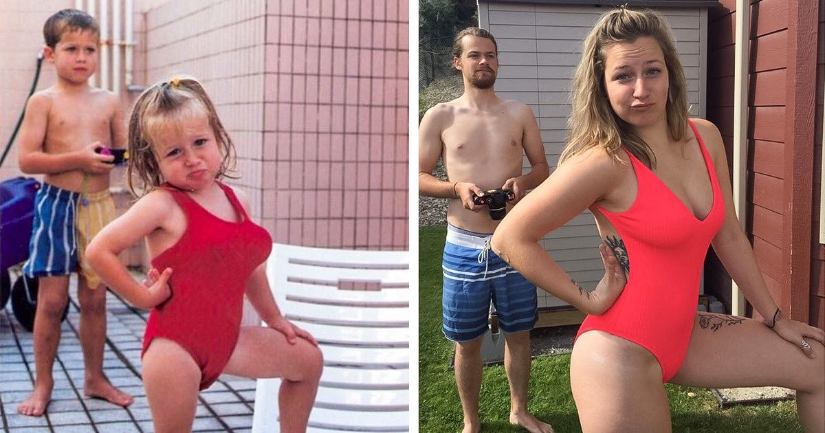 18 Personas que recrearon de forma ingeniosa sus viejas fotos familiares 18 Personas que recrearon de forma ingeniosa sus viejas fotos familiares