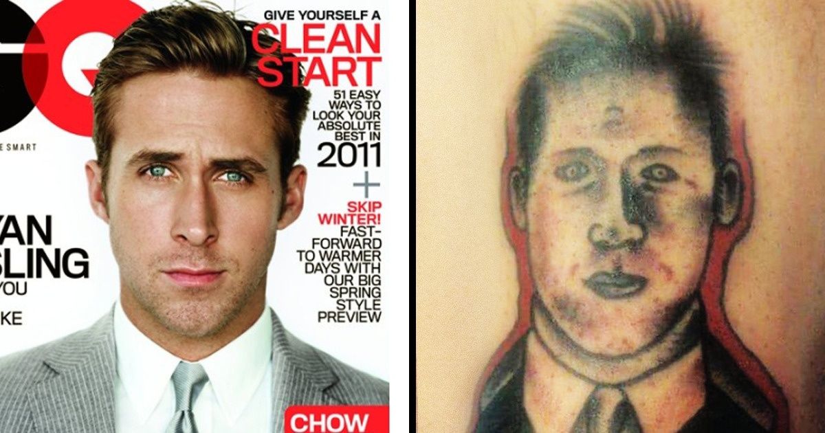 21 Personas que compartieron sus terribles tatuajes de retratos