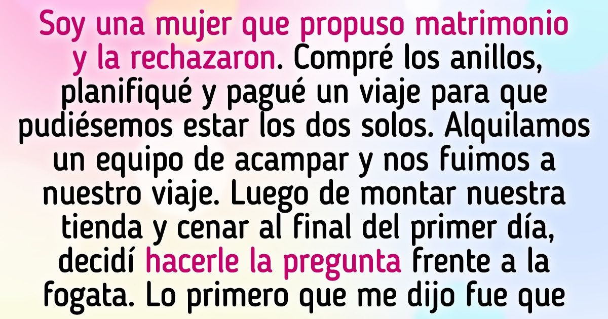 20+ Personas que propusieron matrimonio y recibieron un “no” cuentan qué hicieron luego de ese día 20+ Personas que propusieron matrimonio y recibieron un “no” cuentan qué hicieron luego de ese día