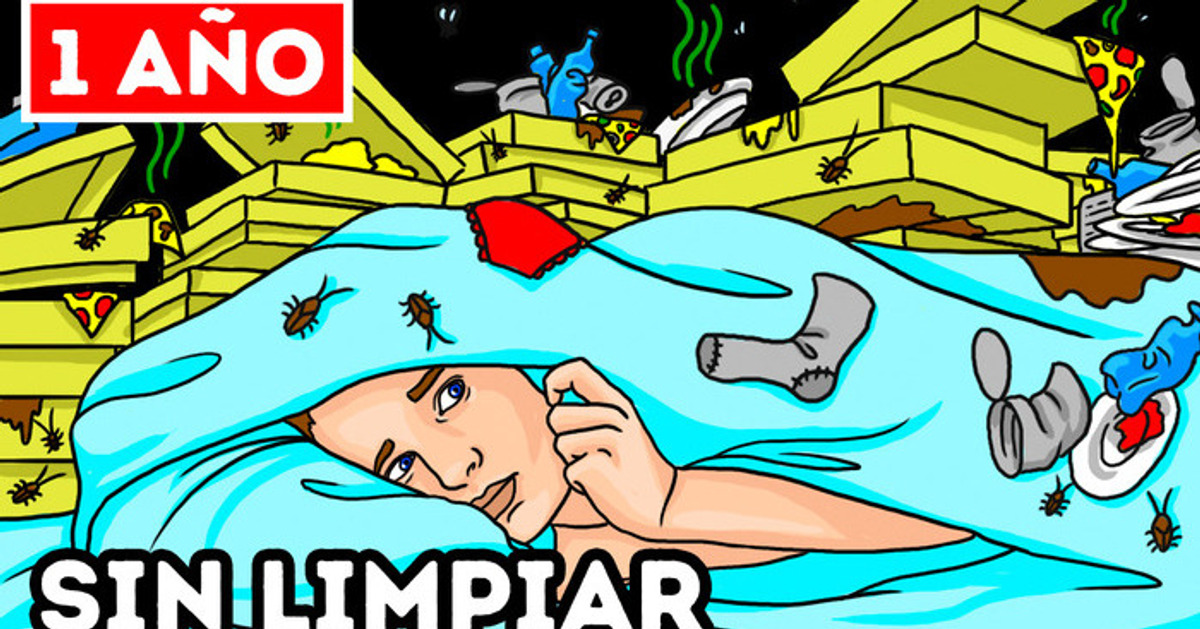¿Qué pasaría si dejaras de limpiar tu casa por un año?