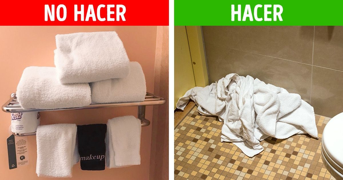 TOALLAS HOTEL  Así debes dejar las toallas del hotel: ayudarás a las  camareras de piso